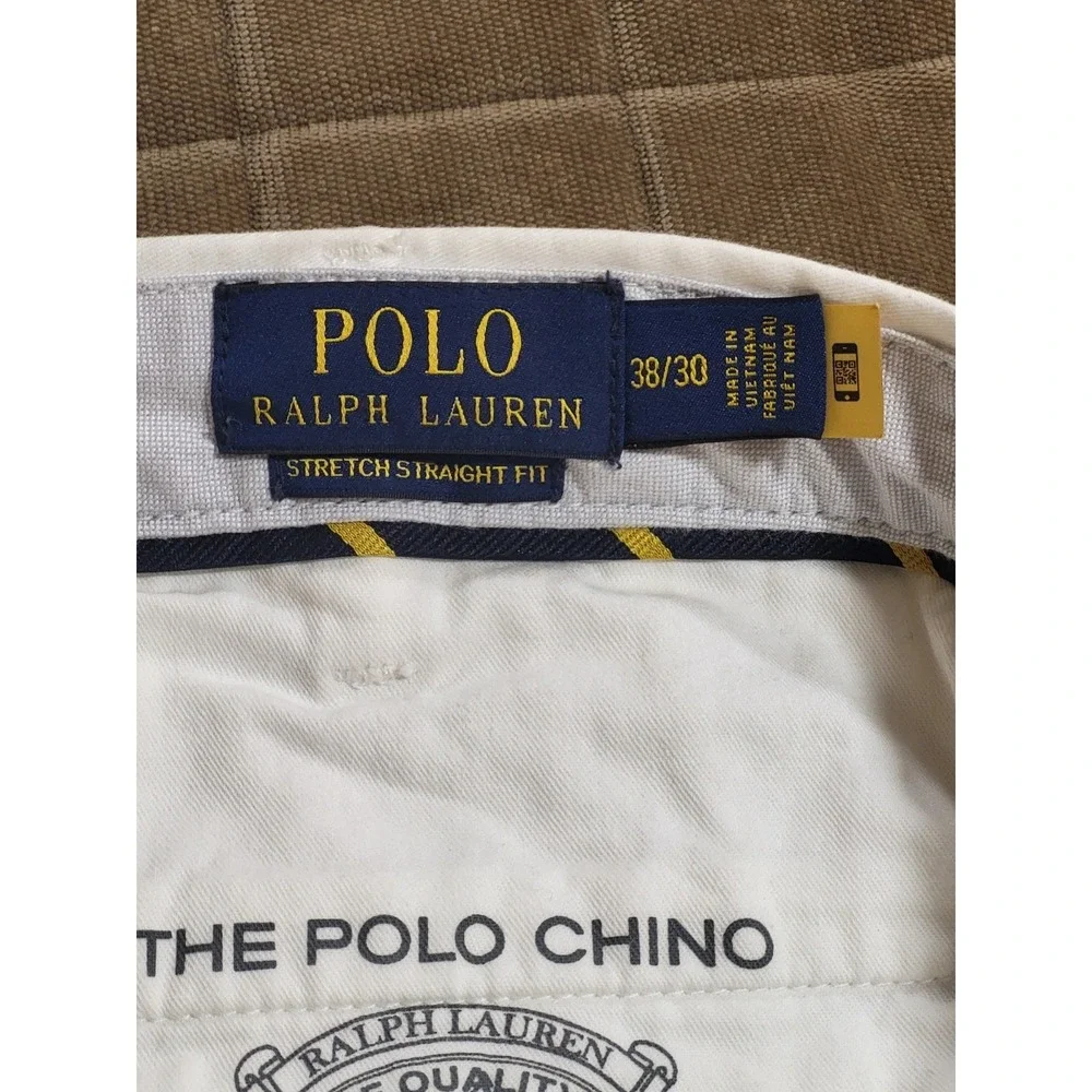 Polo Ralph Lauren Mens Straight Fit Washed Stretch Chino Pant Twili Size 38/30